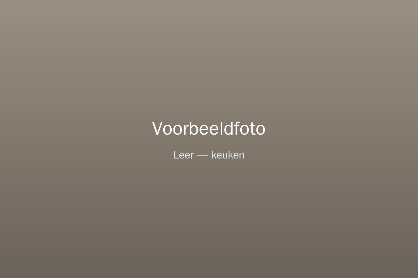 Open woonkeuken
